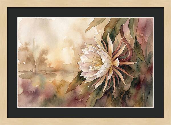 Night Blooming Cereus Flower Opening