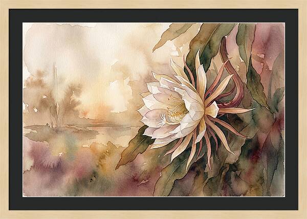 Night Blooming Cereus Flower Opening