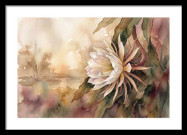 Night Blooming Cereus Flower Opening