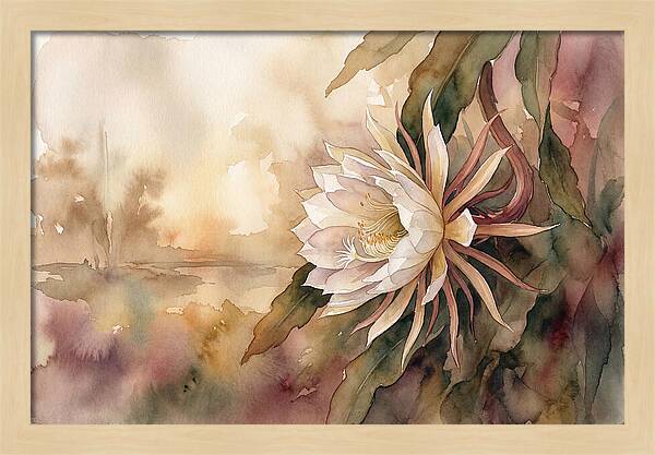 Night Blooming Cereus Flower Opening