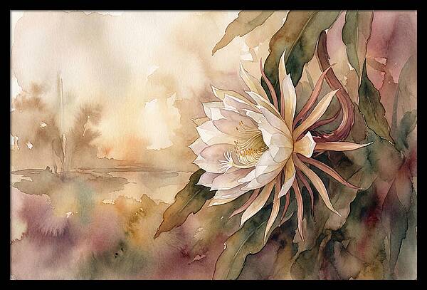 Night Blooming Cereus Flower Opening