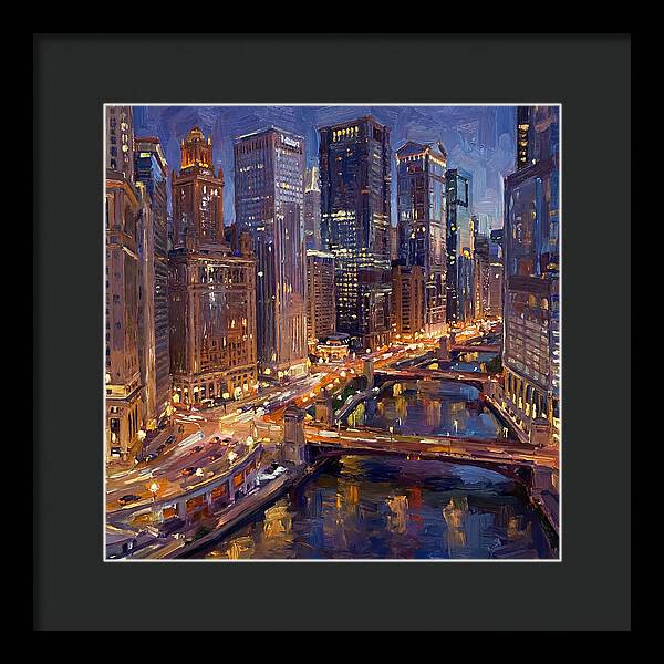 Night City Skyline At Dusk
