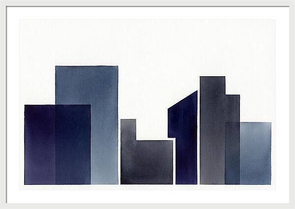 Night City Skyline Minimalism