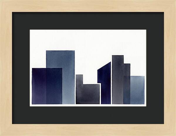 Night City Skyline Minimalism