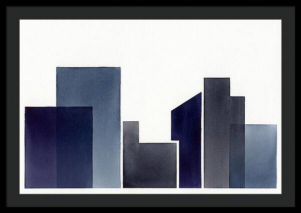 Night City Skyline Minimalism