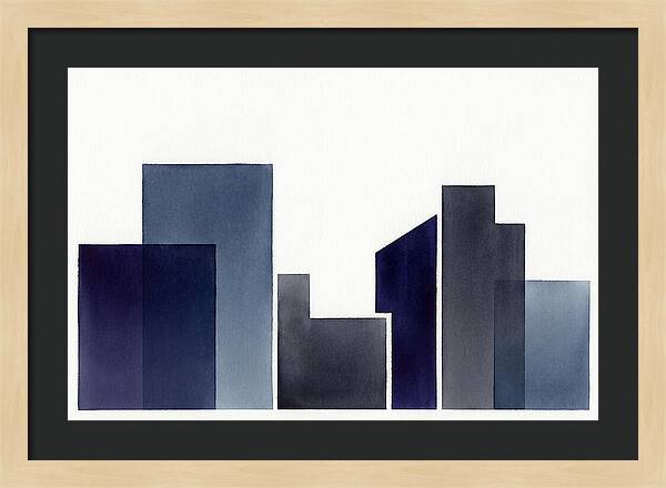 Night City Skyline Minimalism