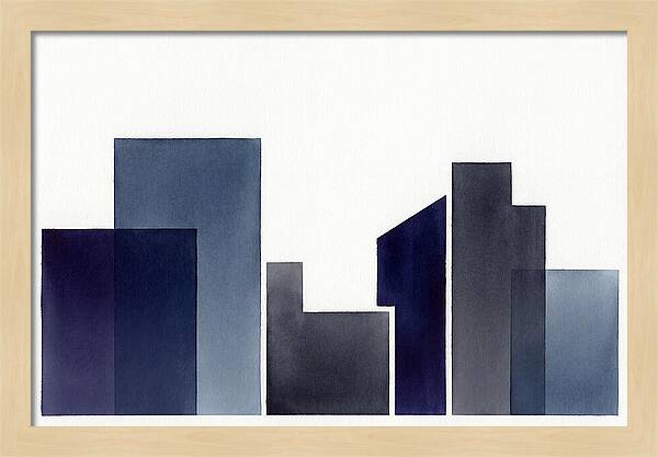Night City Skyline Minimalism
