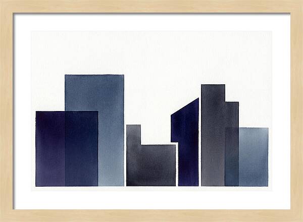 Night City Skyline Minimalism