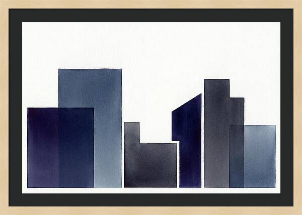 Night City Skyline Minimalism