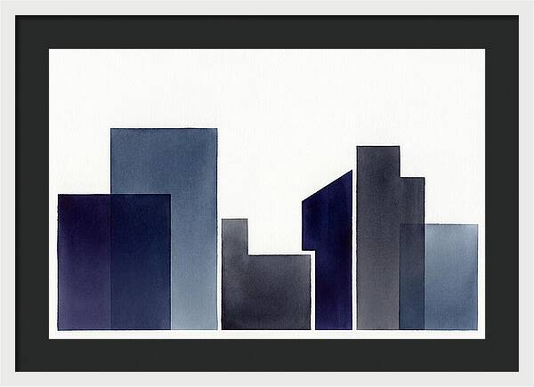 Night City Skyline Minimalism