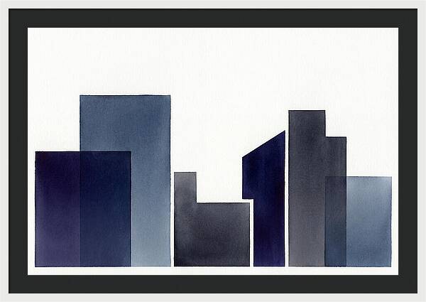Night City Skyline Minimalism