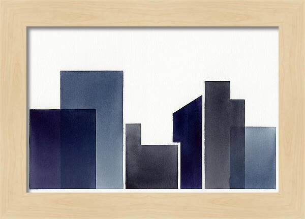 Night City Skyline Minimalism