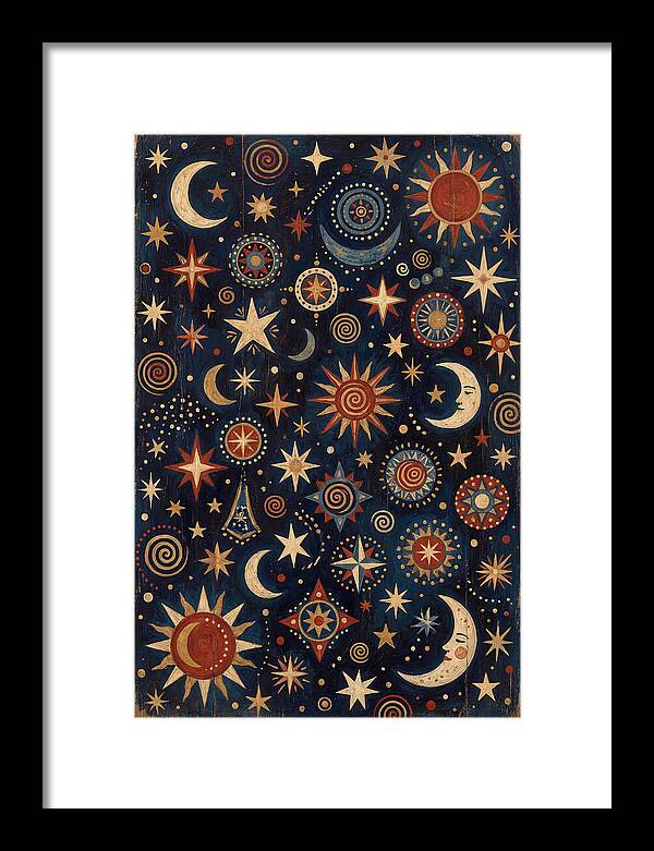 Night Sky Folk Art