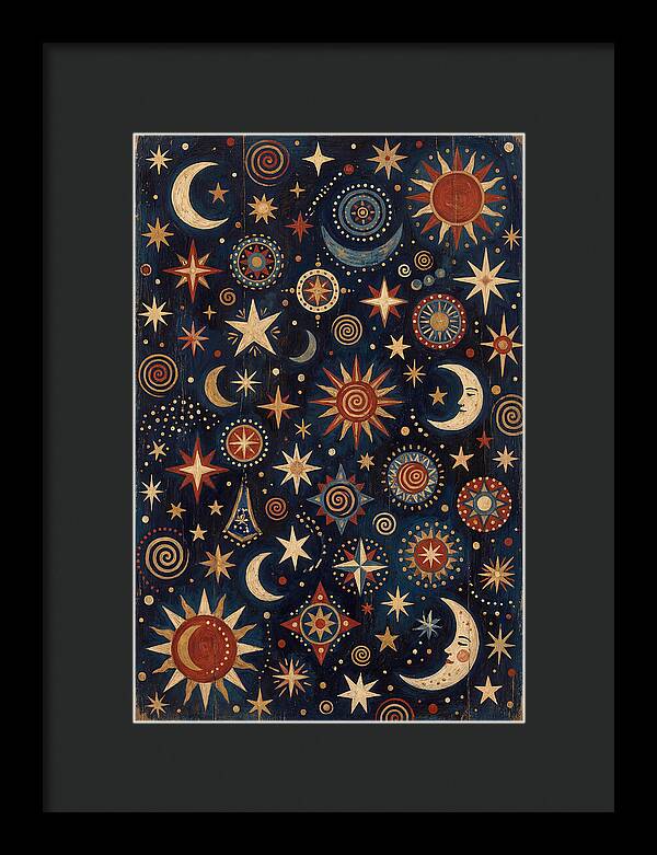 Night Sky Folk Art