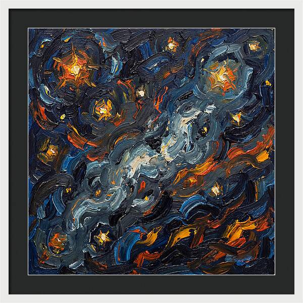 Night Sky In Expressionism