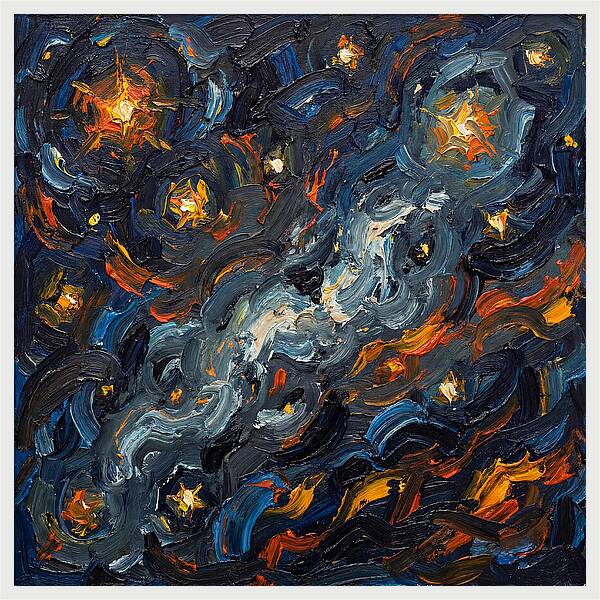 Night Sky In Expressionism