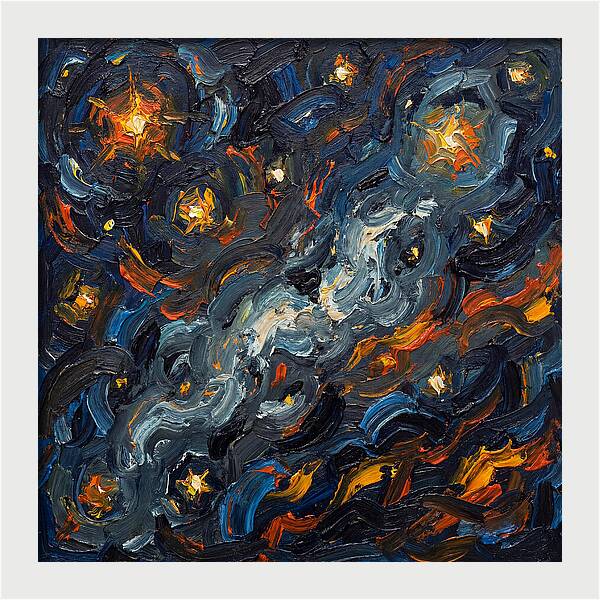 Night Sky In Expressionism