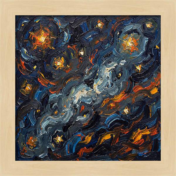 Night Sky In Expressionism