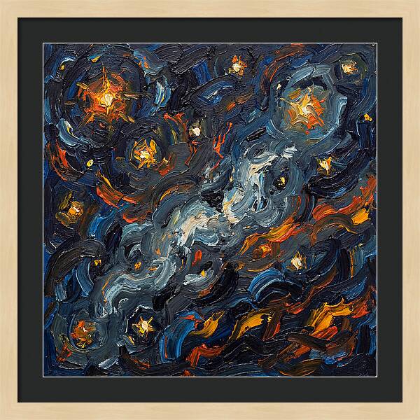 Night Sky In Expressionism