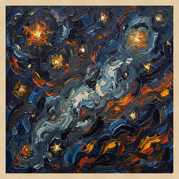 Night Sky In Expressionism