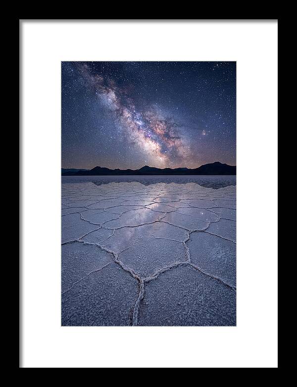 Night Sky Over Bonneville Salt Flats