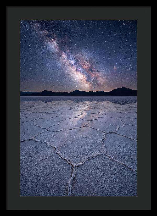 Night Sky Over Bonneville Salt Flats