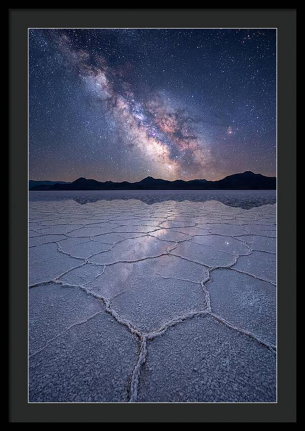 Night Sky Over Bonneville Salt Flats