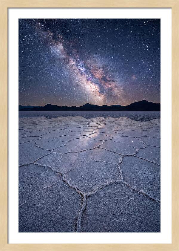 Night Sky Over Bonneville Salt Flats