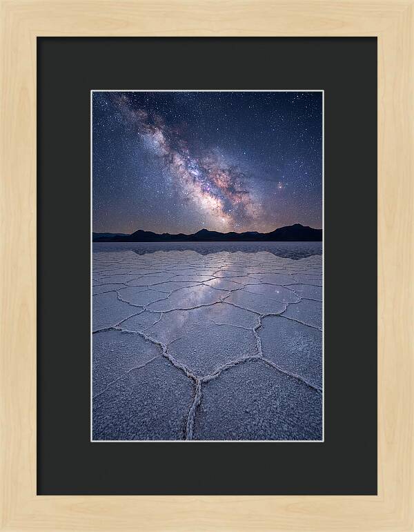 Night Sky Over Bonneville Salt Flats