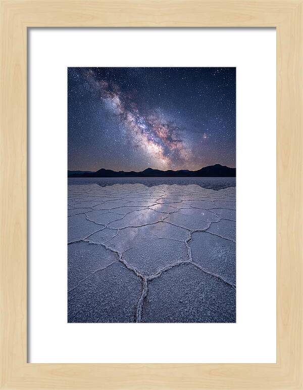 Night Sky Over Bonneville Salt Flats