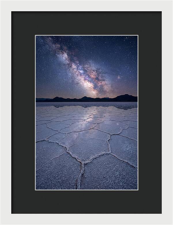 Night Sky Over Bonneville Salt Flats