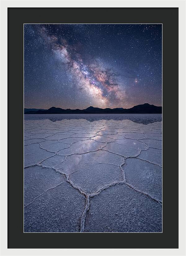 Night Sky Over Bonneville Salt Flats