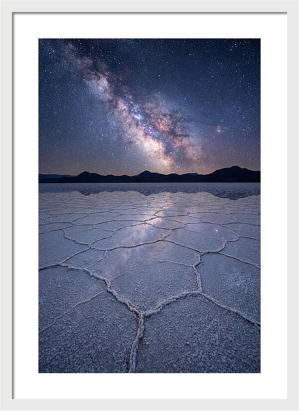 Night Sky Over Bonneville Salt Flats
