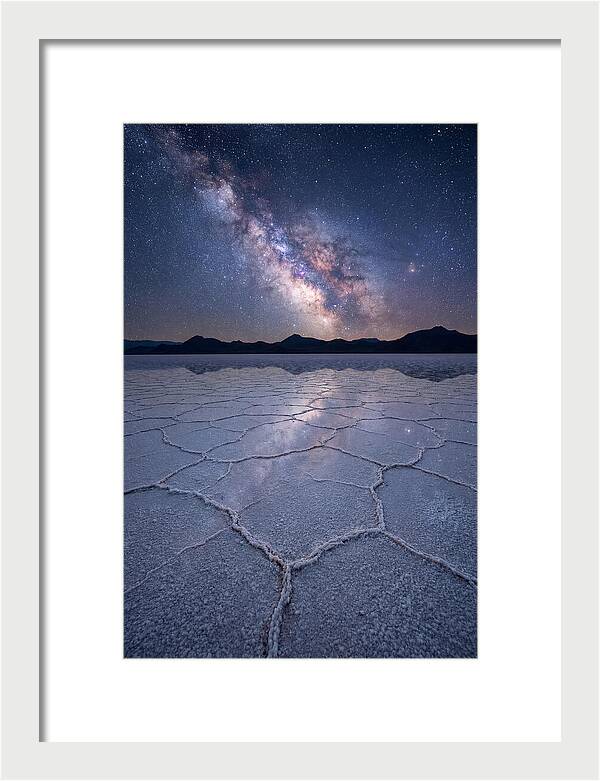 Night Sky Over Bonneville Salt Flats