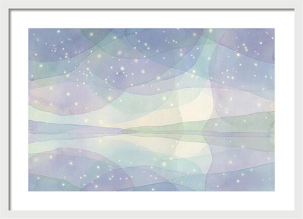 Night Sky Over Calm Waters