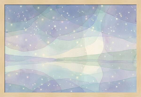 Night Sky Over Calm Waters