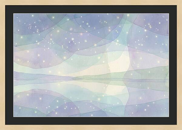 Night Sky Over Calm Waters