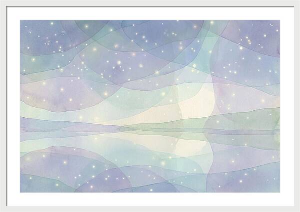 Night Sky Over Calm Waters