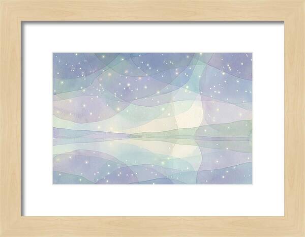 Night Sky Over Calm Waters