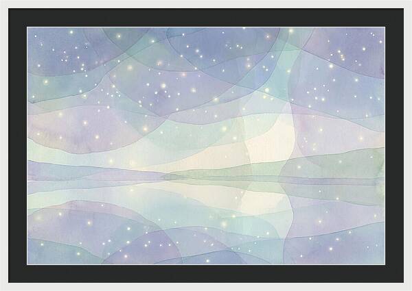 Night Sky Over Calm Waters