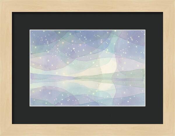 Night Sky Over Calm Waters