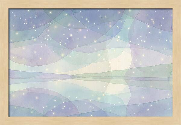 Night Sky Over Calm Waters