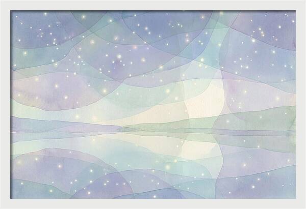 Night Sky Over Calm Waters