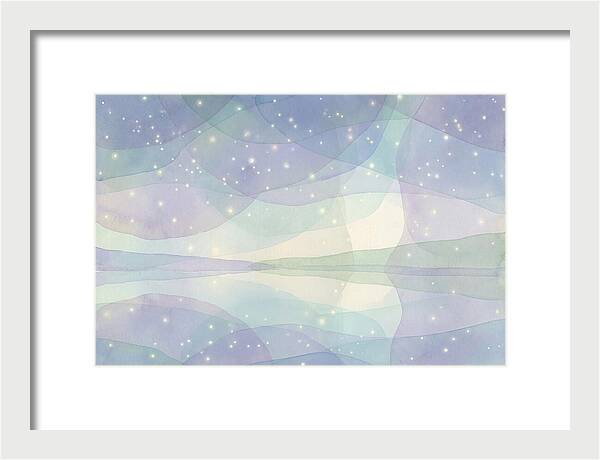 Night Sky Over Calm Waters