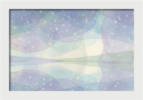 Night Sky Over Calm Waters