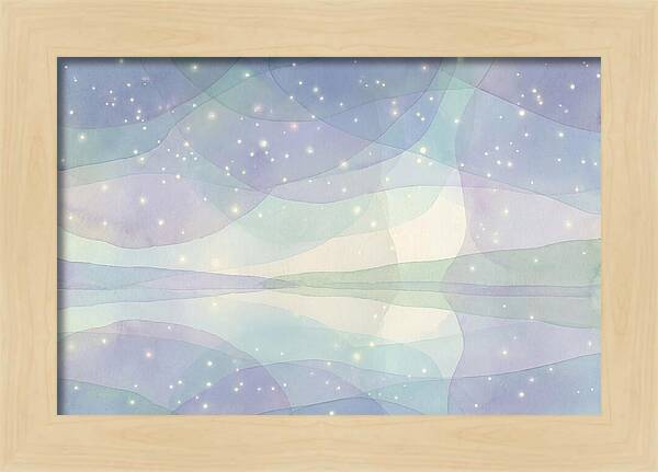 Night Sky Over Calm Waters
