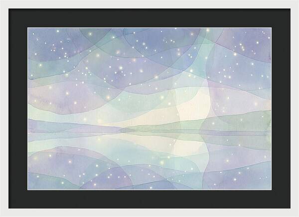 Night Sky Over Calm Waters