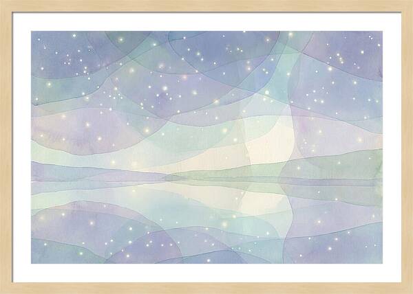 Night Sky Over Calm Waters