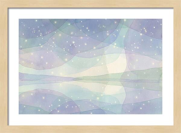 Night Sky Over Calm Waters