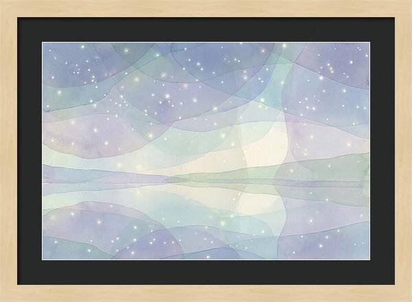 Night Sky Over Calm Waters